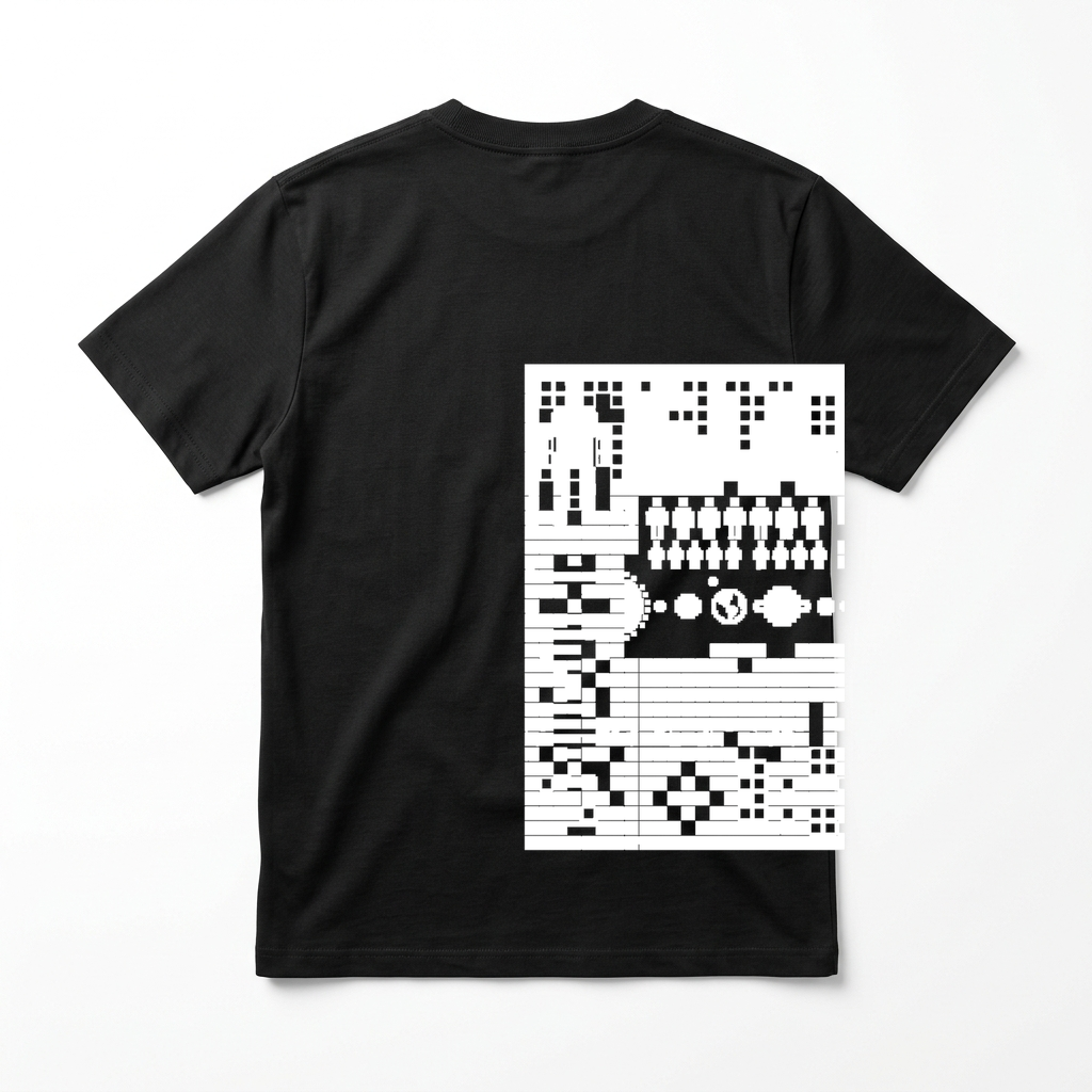 CircleTee Arecibo Reply - Vista retro con stampa grande laterale